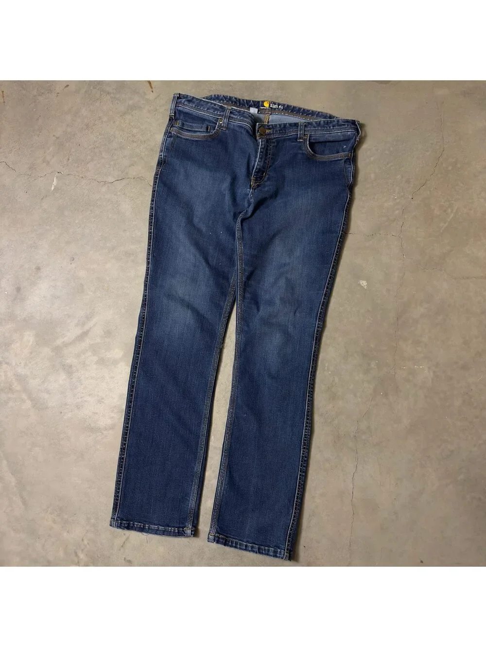 Carhartt Slim Fit Jeans Kids Size 18 Regular Blue